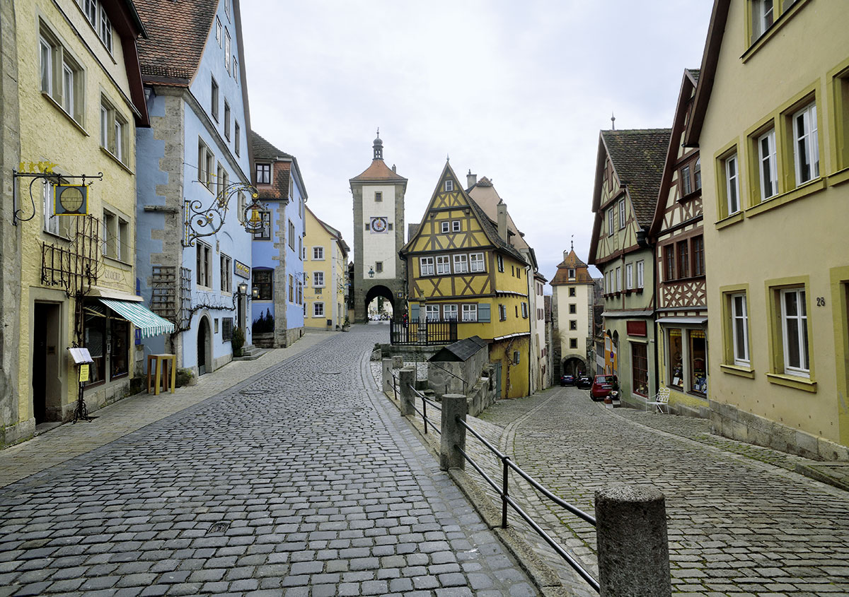 Das weltberühmte Plönlein – ein ikonisches Motiv für eine deutsche mittelalterliche Stadt