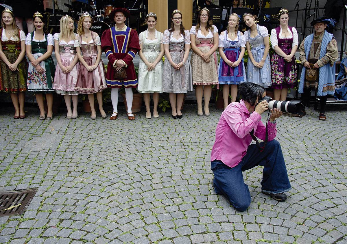Blende 8 : Die Fotografin Patty Varasano beim Tag der Franken
