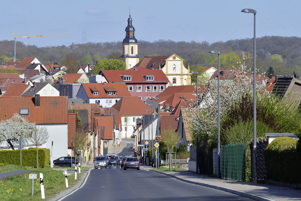 Die neugemachte Pleichfelder Straße