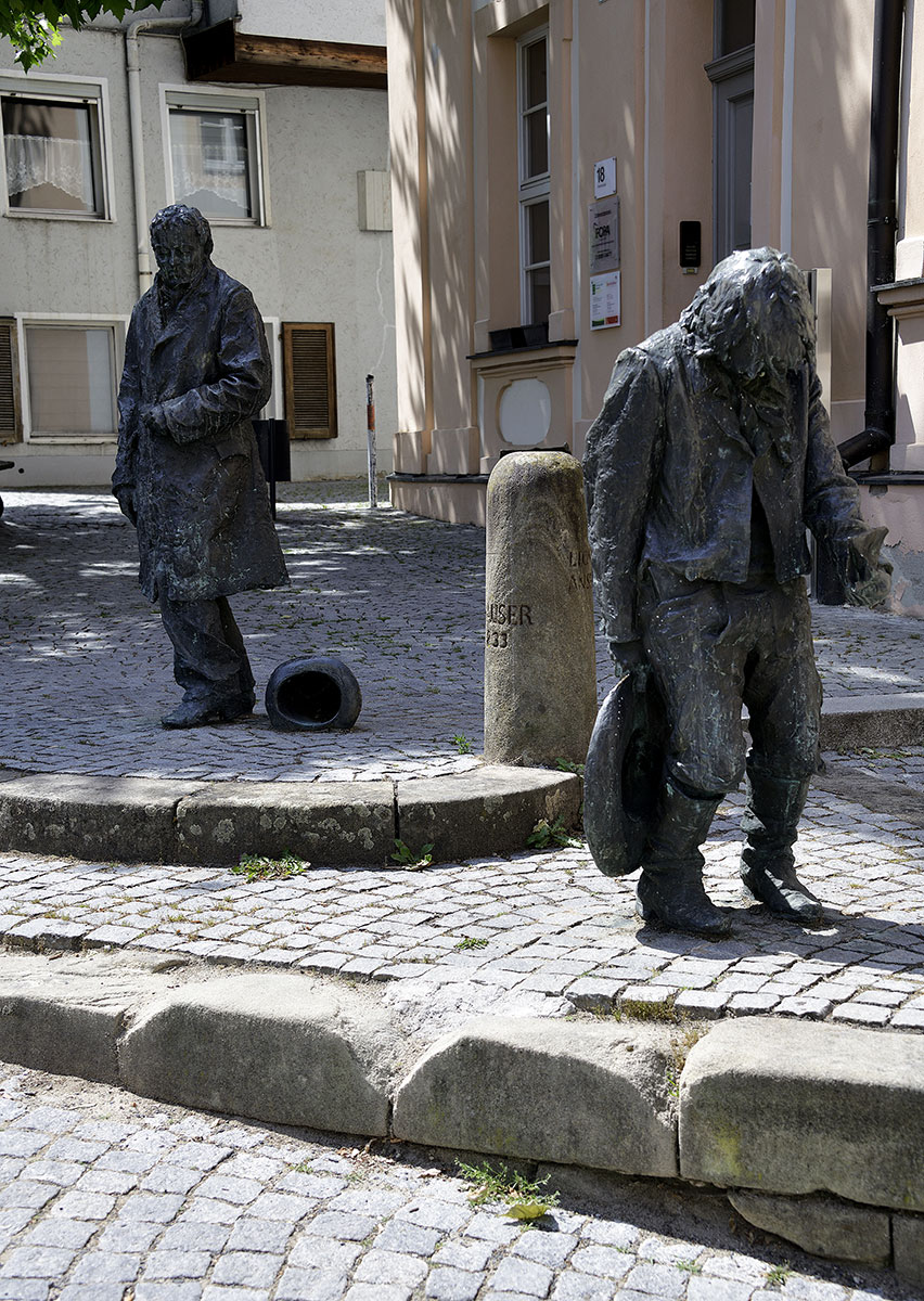 Kaspar-Hauser-Denkmal in Ansbach