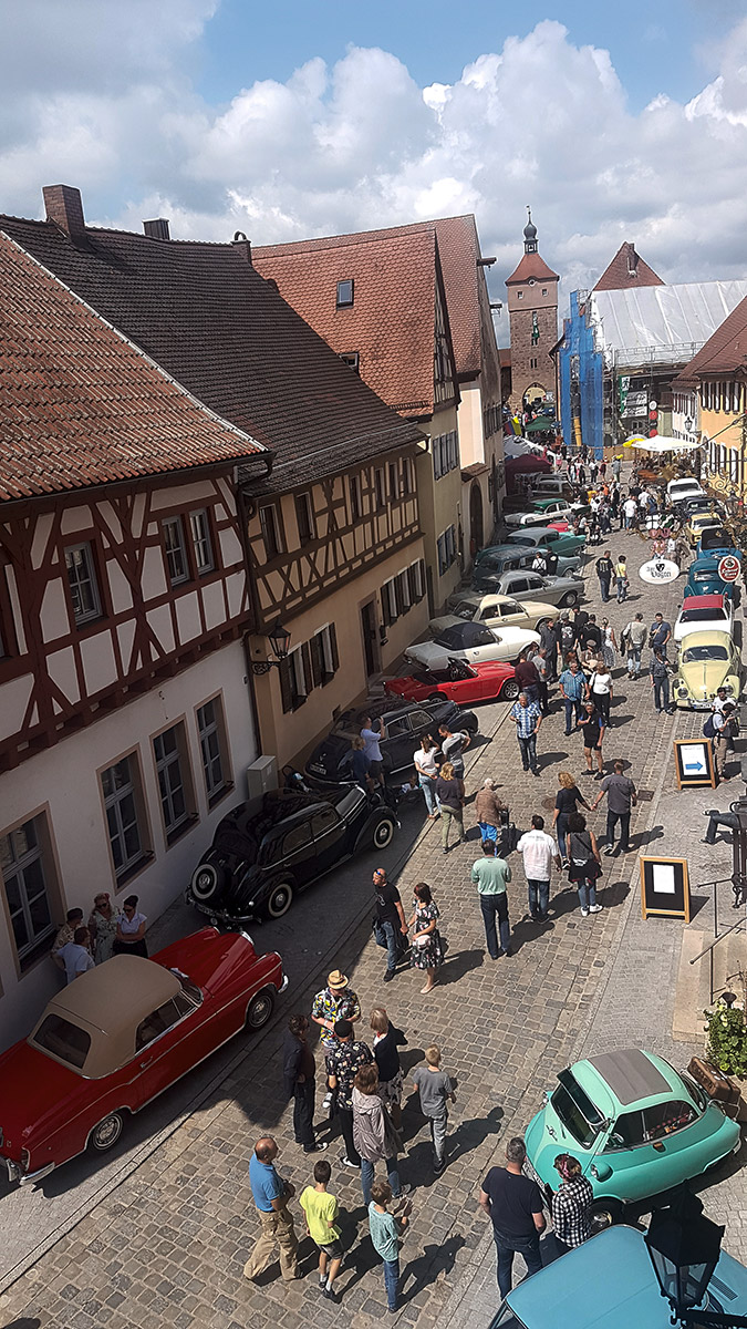 Oldietownfestival in den frühen Morgenstunden