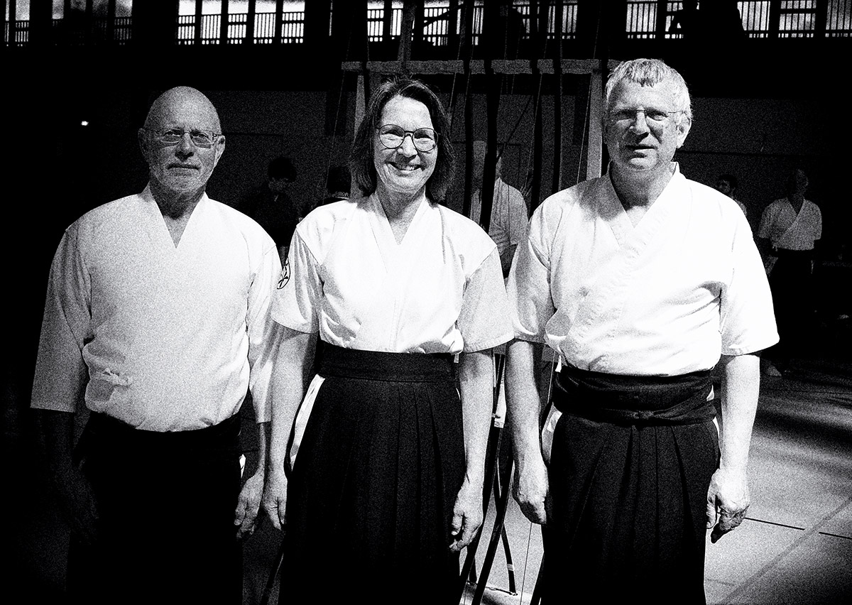 v.l.n.r.: Wolfgang Strobel (Trainer), Barbara Neitzel (1. Vorsitzende), Andreas König (2. Vorsitzender)