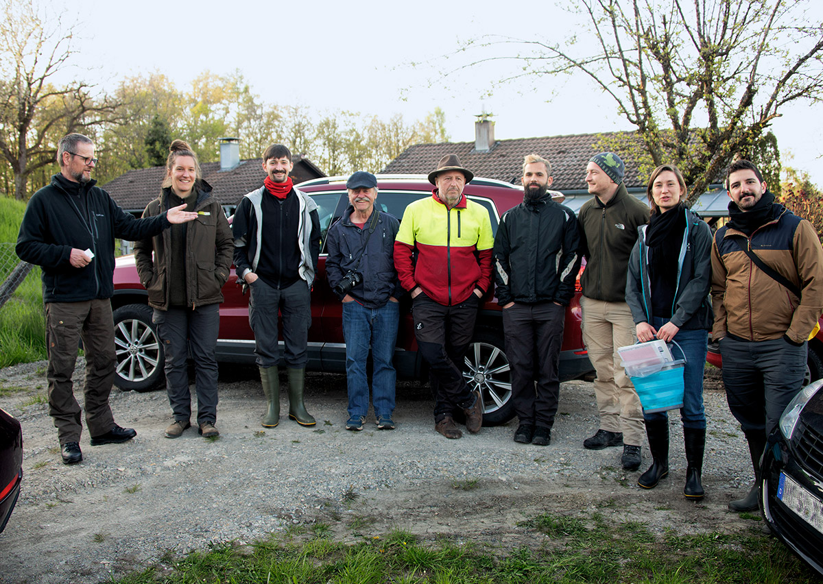 Der Haßfurter Biologe Jürgen Thein und sein Team