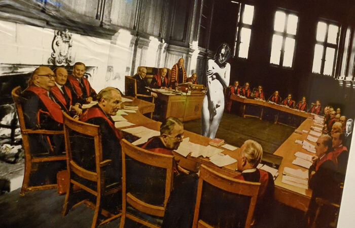 Penny Slinger, Tribunal. An Exorcism, 1977, Collage, Unikat