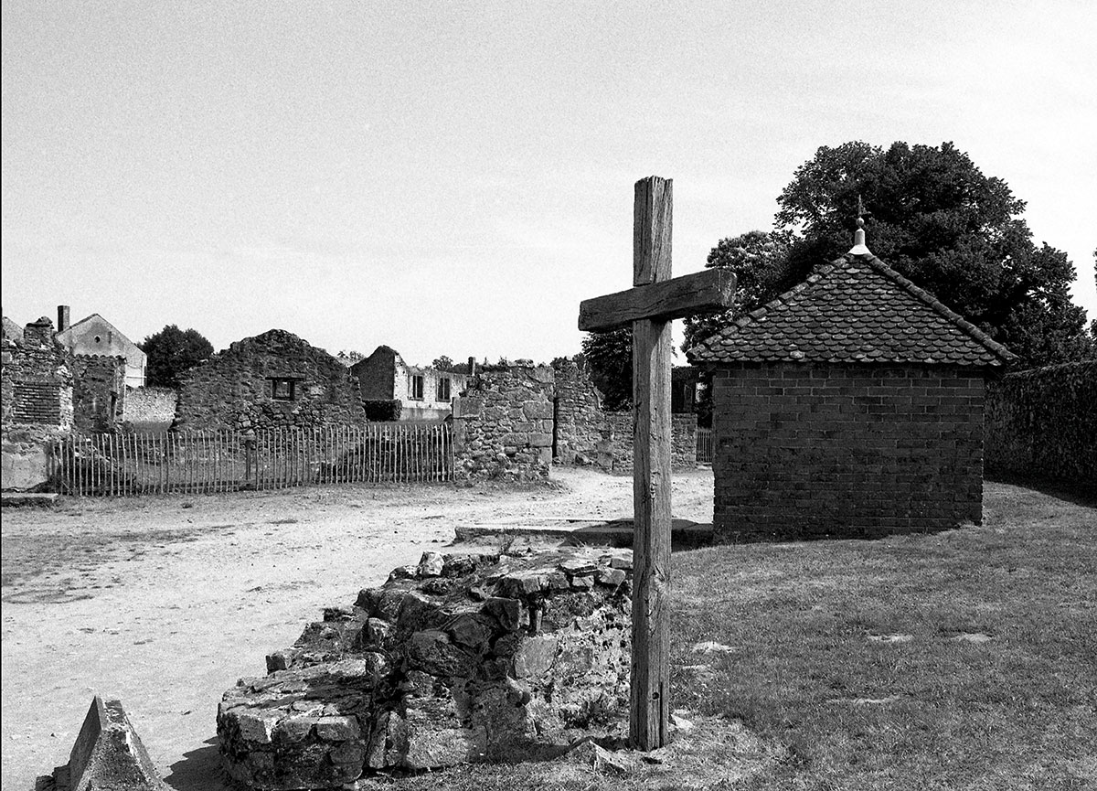 Die Ruinen von Oradour-sur-Glane blieben als Mahnmal und Gedenkstätte erhalten.
