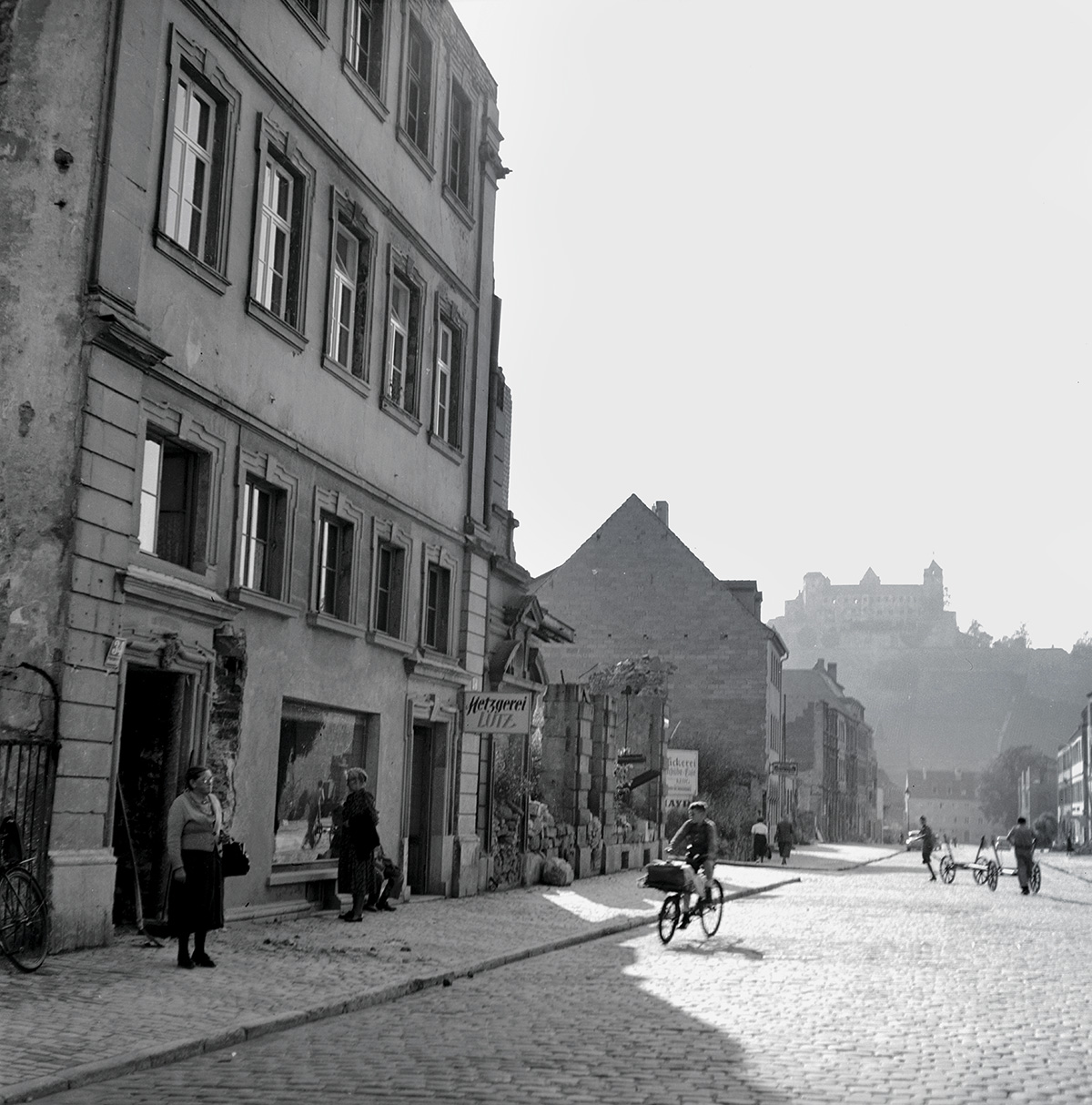 Neubaustraße nach Westen 1951