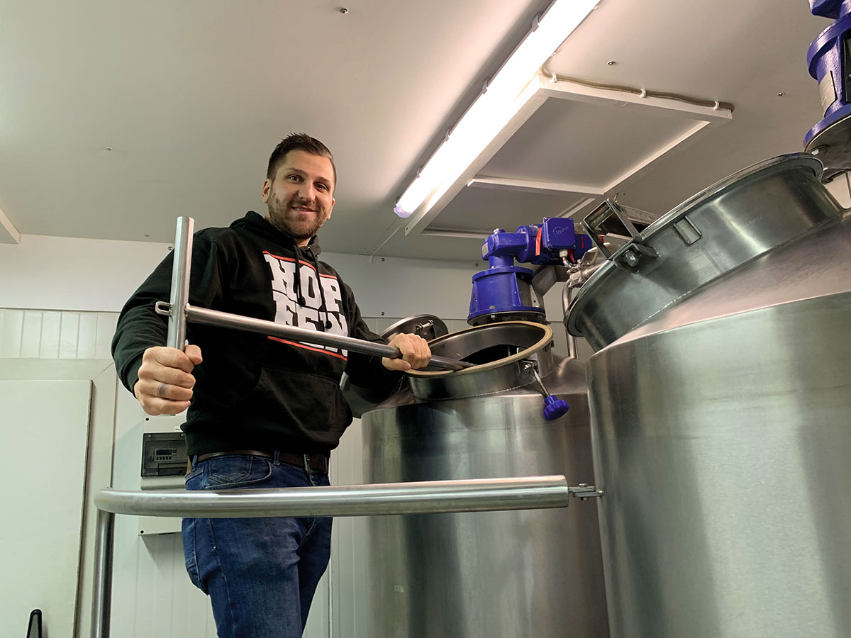 Daniel Manzer braut ganz besondere Biere.