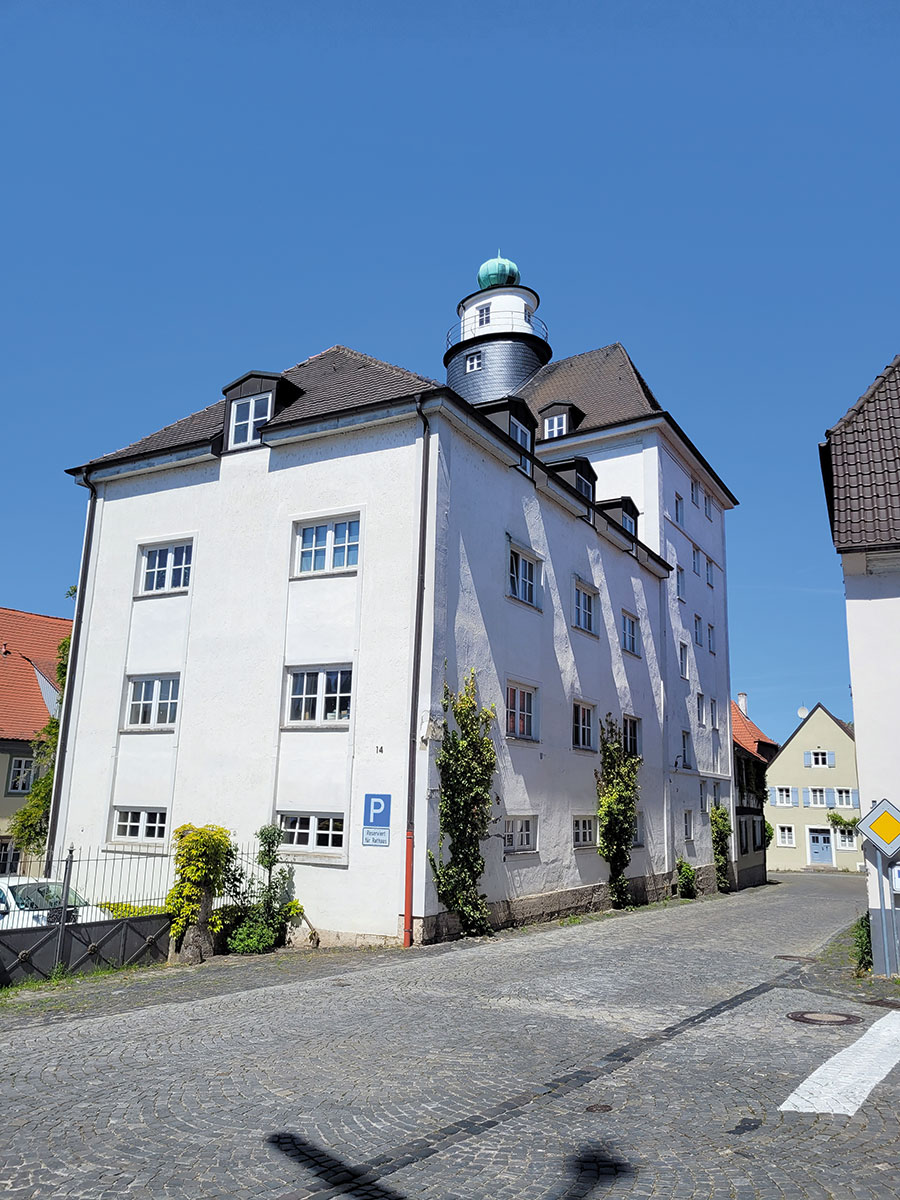 Der Dachreiter des alten Brauerei-Gebäudes erinnert an einen Leuchtturm.