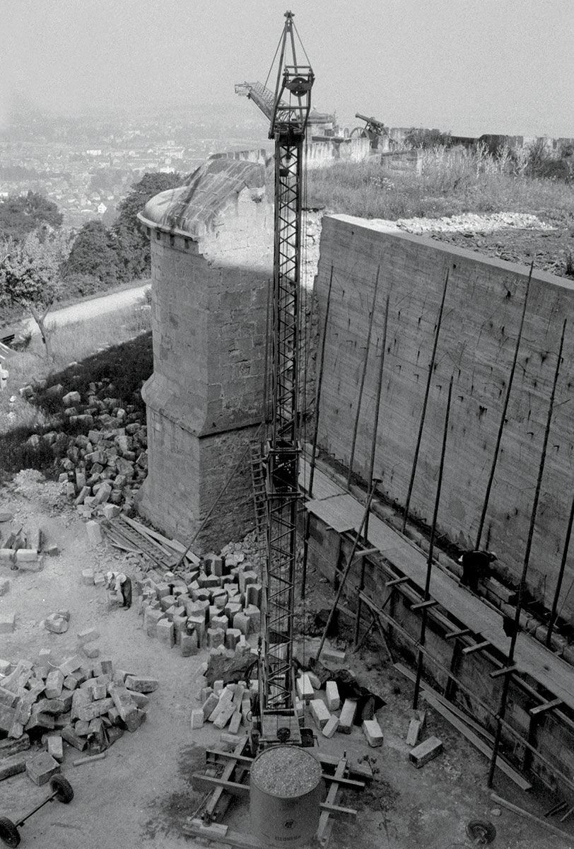 Sanierung der ­Bärenbastei, 1964.