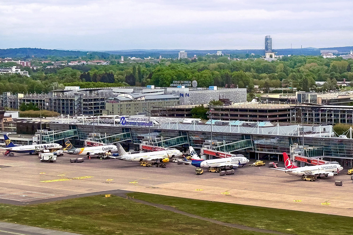 Der Flughafen heute: Noch immer stadtnah und verwurzelt in der Region.