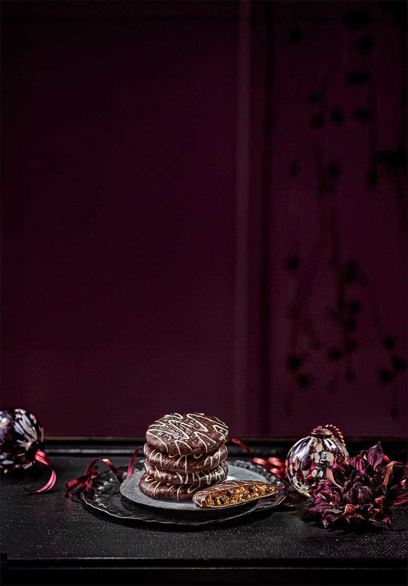 In diesem Jahr der „Lebkuchen des Jahres“: Die Wildheidelbeer-Marzipan-Elise aus der Schmidt-Kreativbackstube.