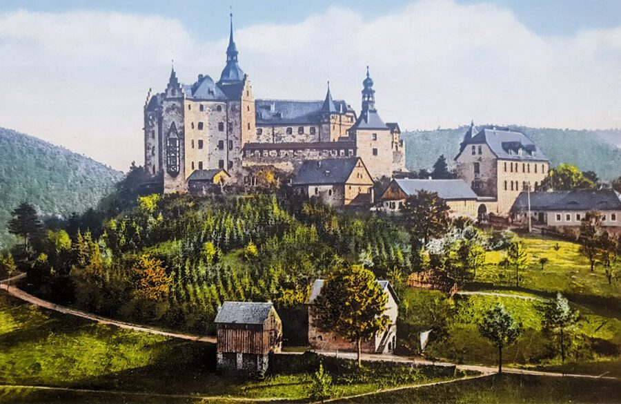 Ansichtskarte Burg Lauenstein, um 1910