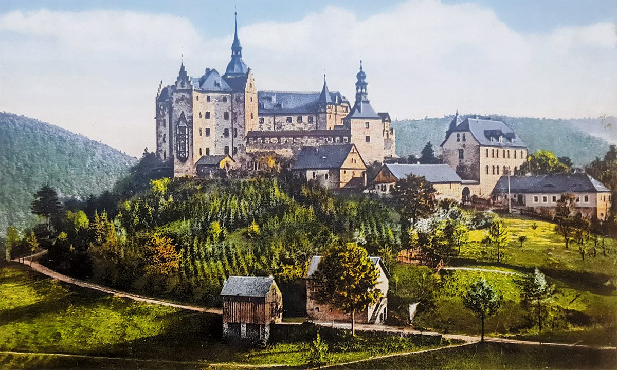 Ansichtskarte Burg Lauenstein, um 1910
