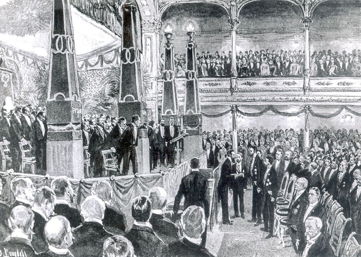 Erste Nobelpreisverleihung / Röntgenmuseum Remscheid/Lennep