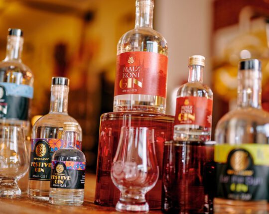 Feinste Destillate aus eigener Herstellung: Weyermann® Gin. Feinste Destillate aus eigener Herstellung: Weyermann® Gin.