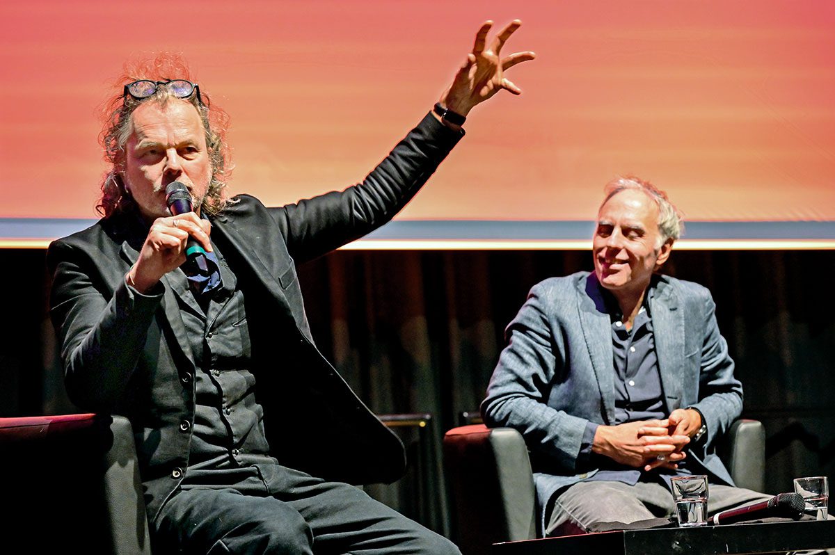 German Kral und Gerd Bauman, Regisseur und Filmkomponist von Adios Buenos Aires