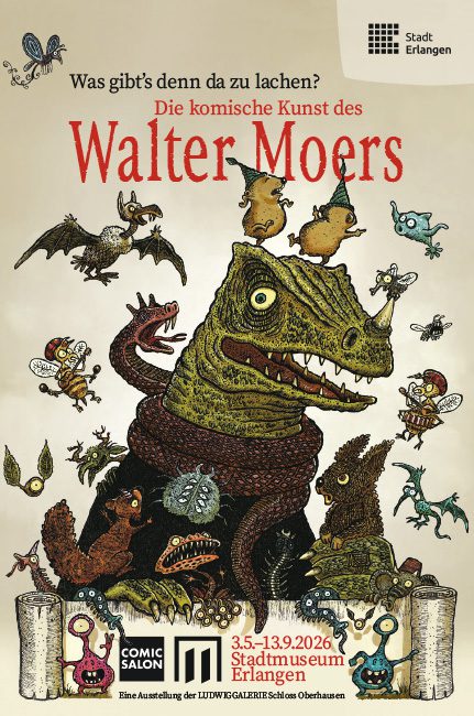 Stadtmuseum Erlangen - Die komische Kunst des Walter Moers